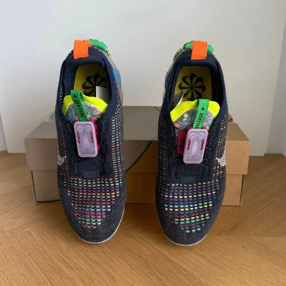 Nike Air Vapormax Flyknit ‘Deep Royal Blue’ Men Sneakers- SZ Men 6.5 - Women 8 - Picture 9 of 11